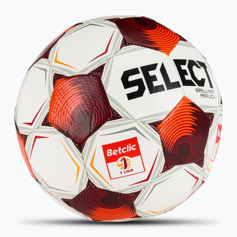 Football SELECT Brillant Replica Betclic v25 white/red size 5 2