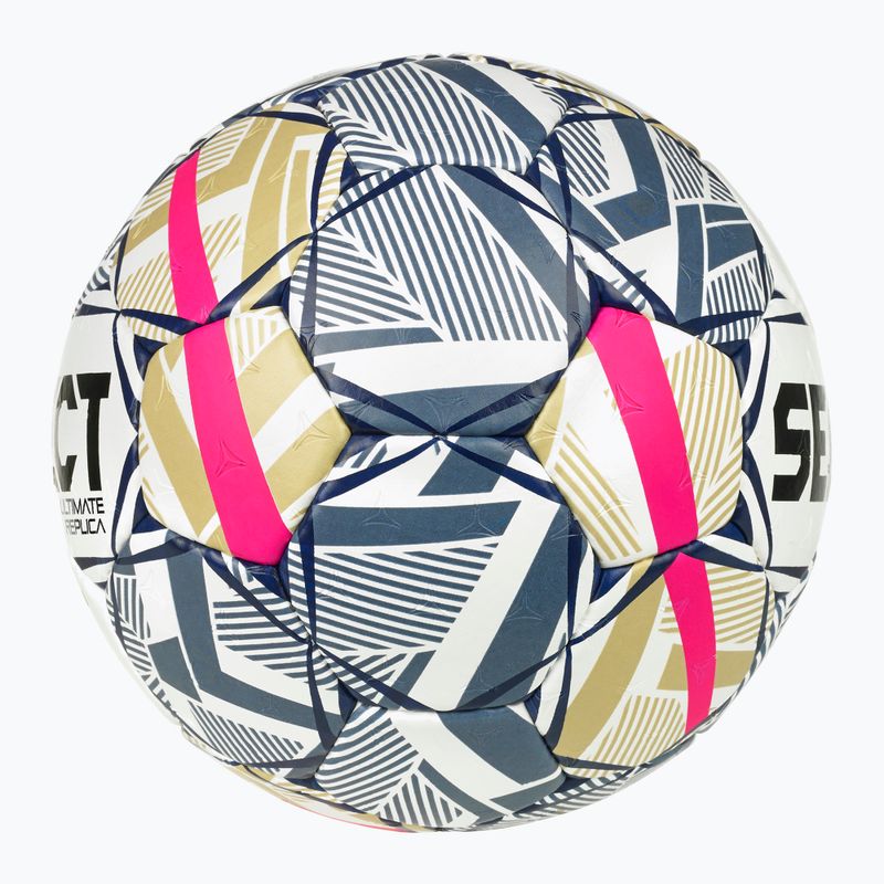 Handball SELECT Ultimate EHF Champios League LM V26 Replica rozmiar 1 white/red 3