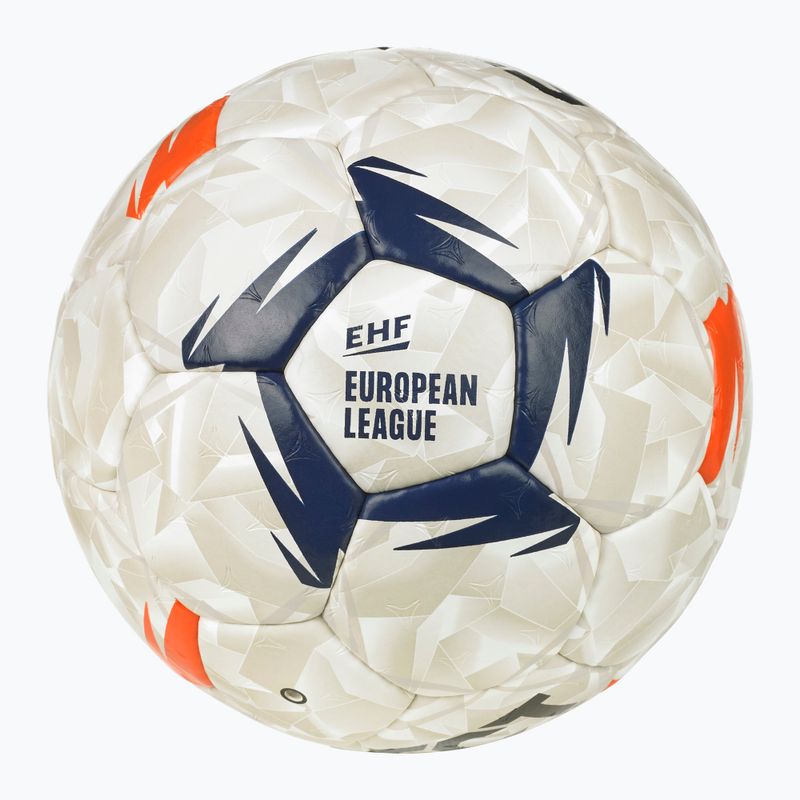 Handball SELECT Ultimate EHF European League V26 Replica rozmiar 2 white/black/orange 4