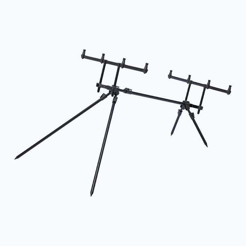 Prologic C-Series Convertible Long Legs 4 rod rack black PLM042