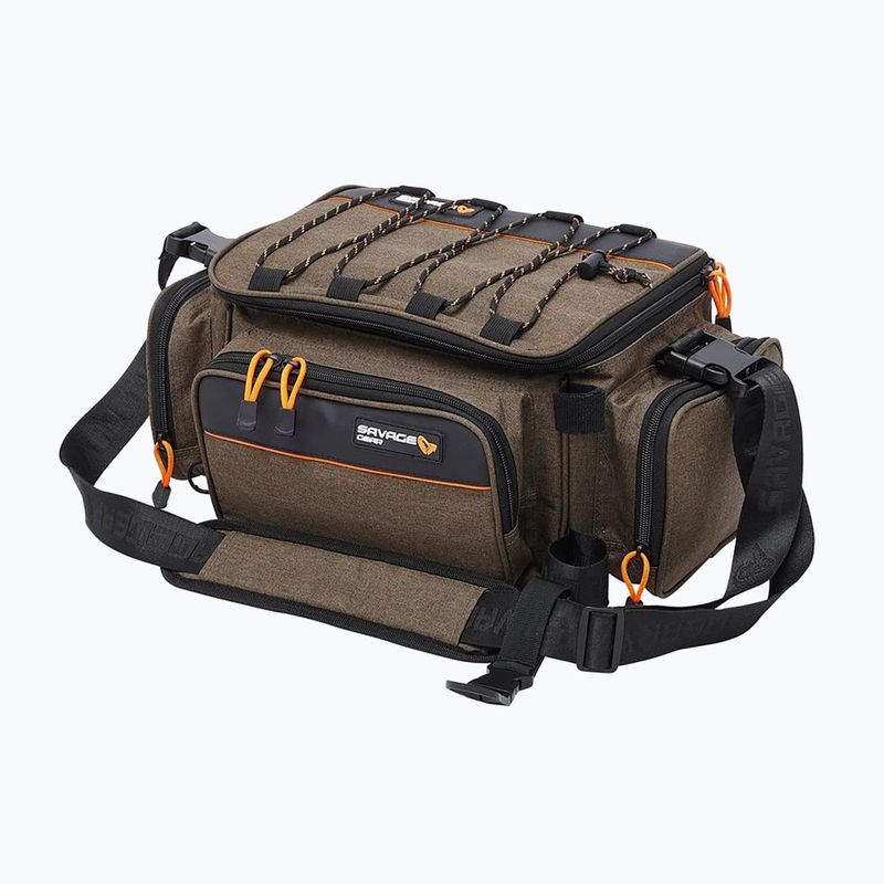 Savage Gear System Box Bag S 3 Boxes 5 Bags brown/black