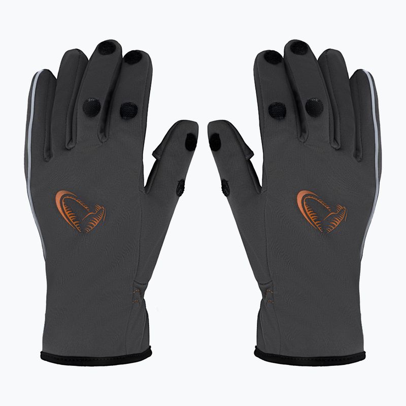 Savage Gear Softshell Fishing Glove grey 76460 2