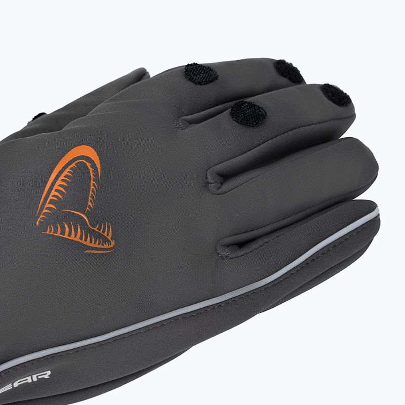 Savage Gear Softshell Fishing Glove grey 76460 5