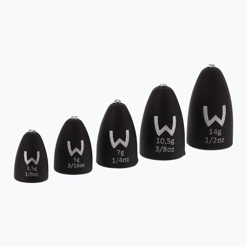 Westin Add-It Tungsten Bullet Weights spinning weights black T38-628-003 2