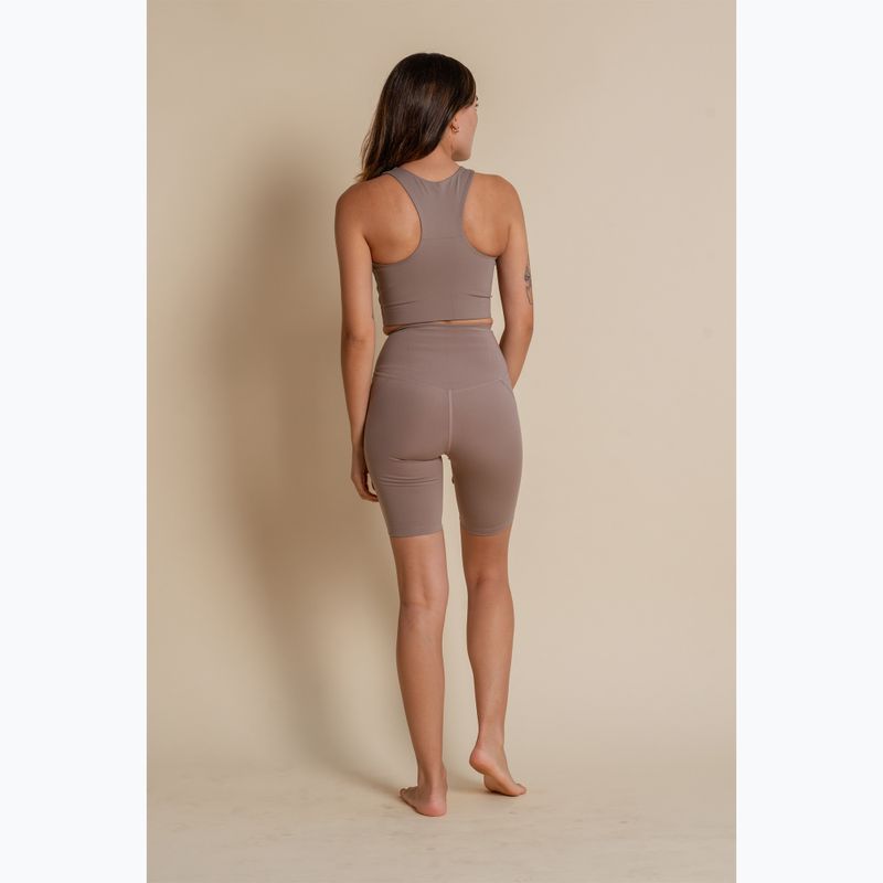 Women's training shorts Girlfriend Collective Compressive limestone 5