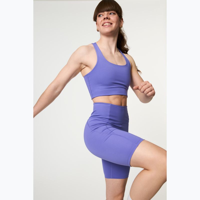 Women's training shorts Girlfriend Collective Compressive wild iris 5