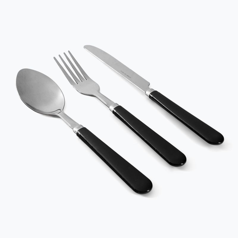 Easy Camp Family Cutlery 4-person silver hiking cutlery set 580034