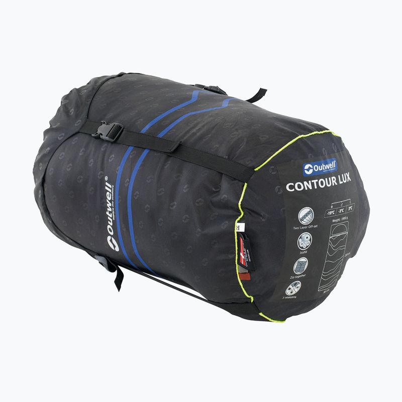 Outwell Contour Lux sleeping bag maroon 230367 16