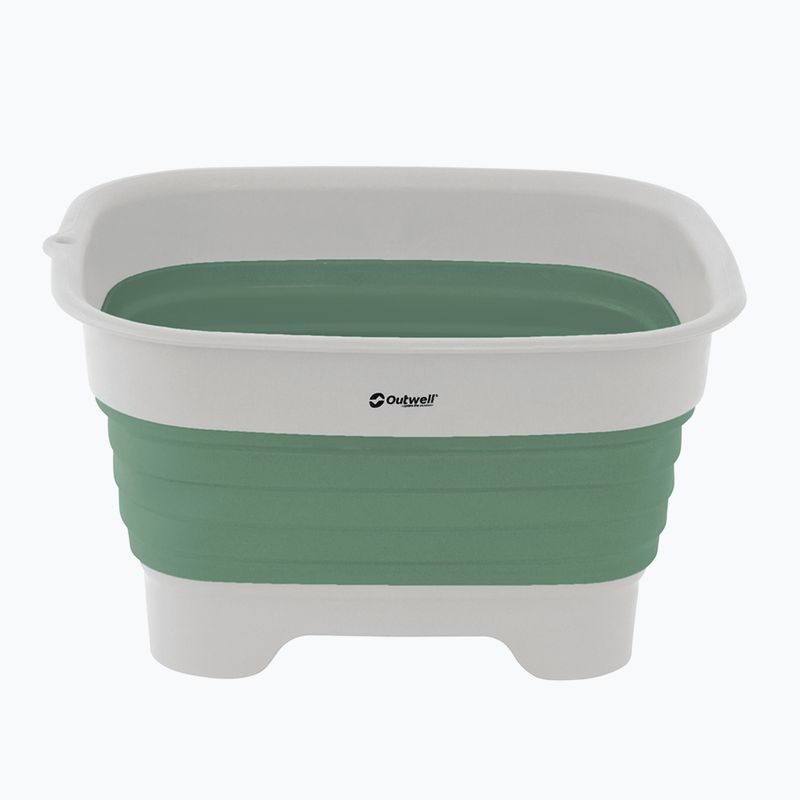 Outwell Collaps Wash Bowl Drain folding bowl green-grey 651130