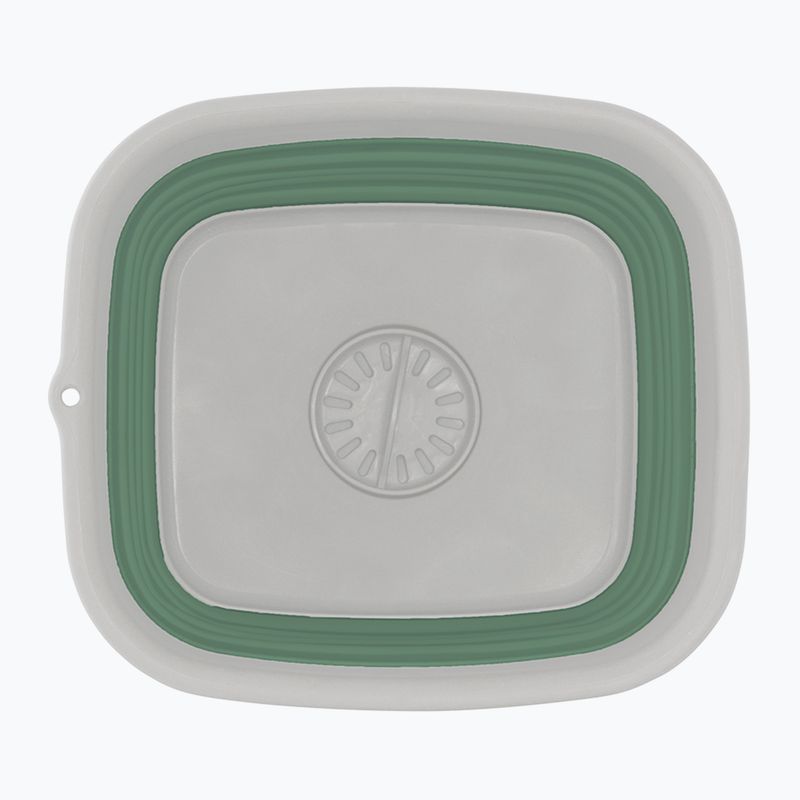 Outwell Collaps Wash Bowl Drain folding bowl green-grey 651130 2