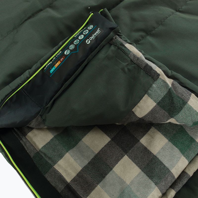 Outwell Camper Lux Double sleeping bag green 230394 9
