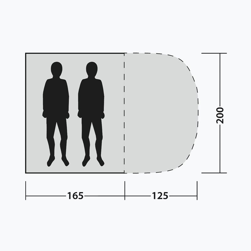 Beach tent Outwell Whitby Beach Shelter light grey 7