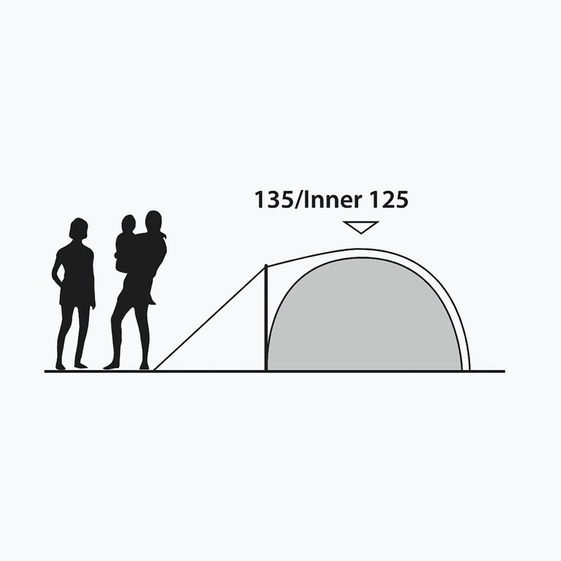 Camping tent 4-osobowy Outwell Cloud 4 green/gray 9