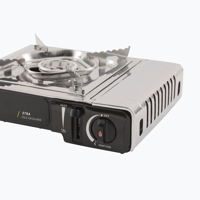 Camping stove Outwell Etna Solo Gasguard silver 2