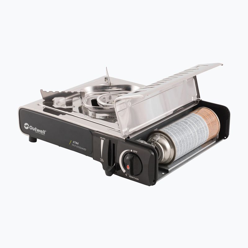 Camping stove Outwell Etna Solo Gasguard silver 4