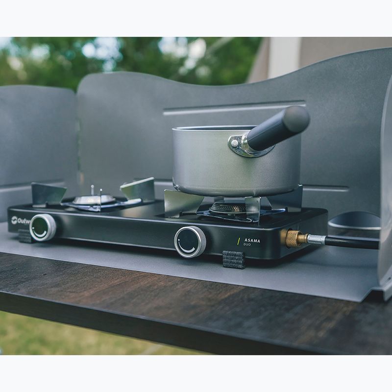 Camping stove Outwell Asama Duo black 5
