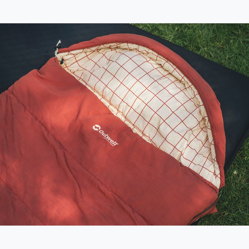 Sleeping bag Outwell Campion Lux red 7
