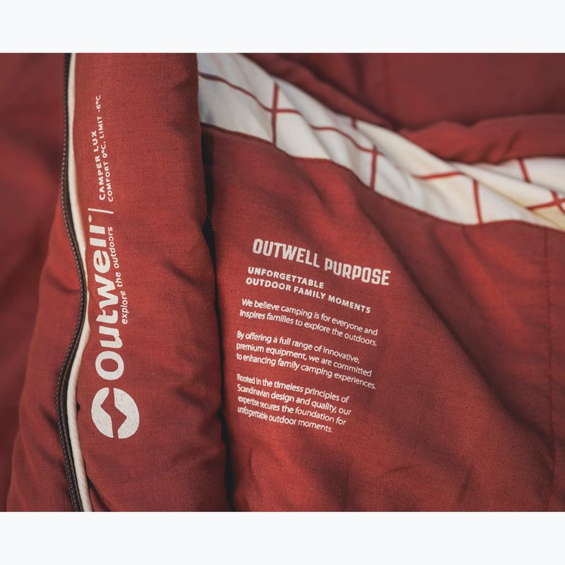 Sleeping bag Outwell Campion Lux red 8