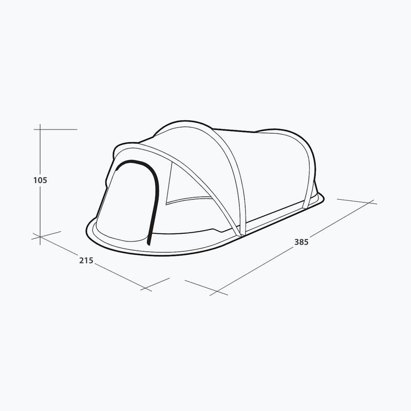 3-person camping tent Outwell Nexion 3 Ocean green/gray 9