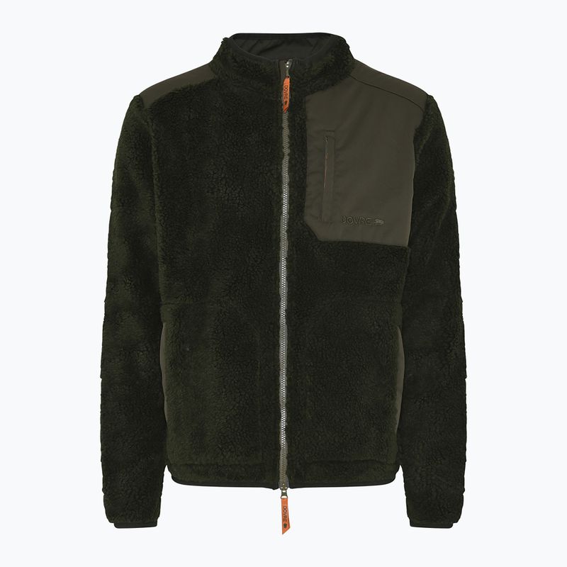 Men's fleece sweatshirt Dovre Teddy Fleece green 3
