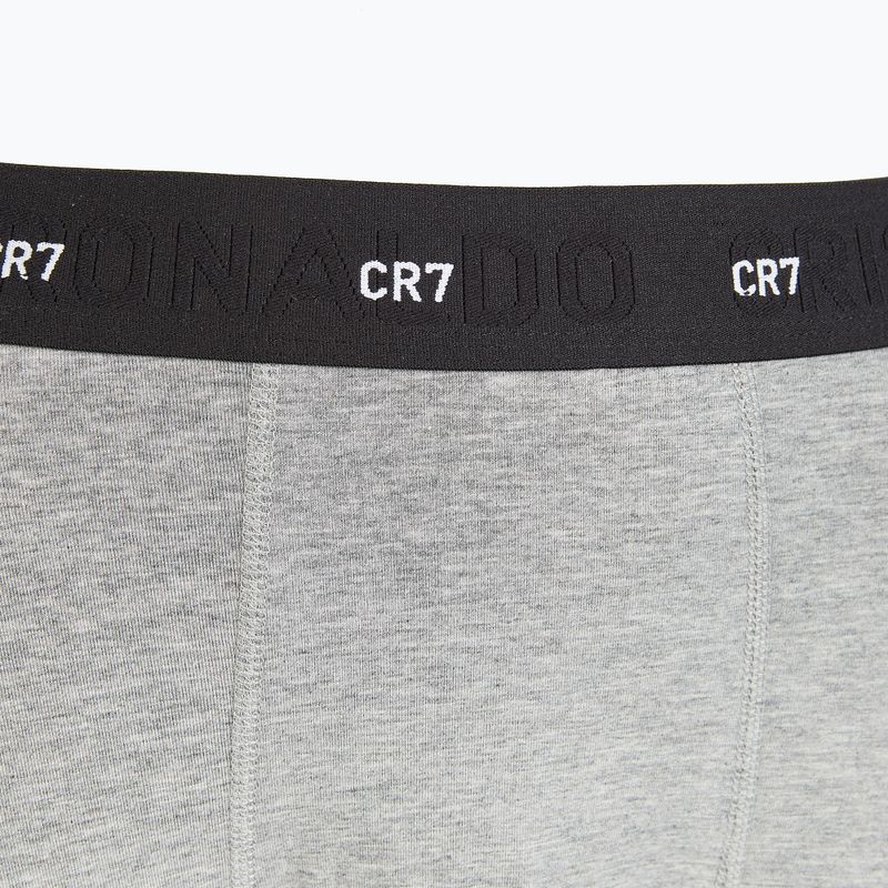 Men's CR7 Bamboo Trunk FSC boxer shorts 3 pairs black/dark grey/grey 4