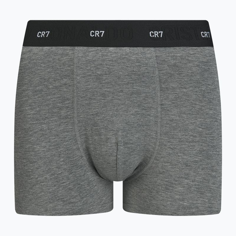 Men's CR7 Bamboo Trunk FSC boxer shorts 3 pairs black/dark grey/grey 5