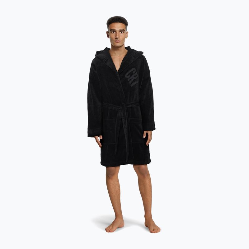 Men's dressing gown CR7 Bathrobe black 3