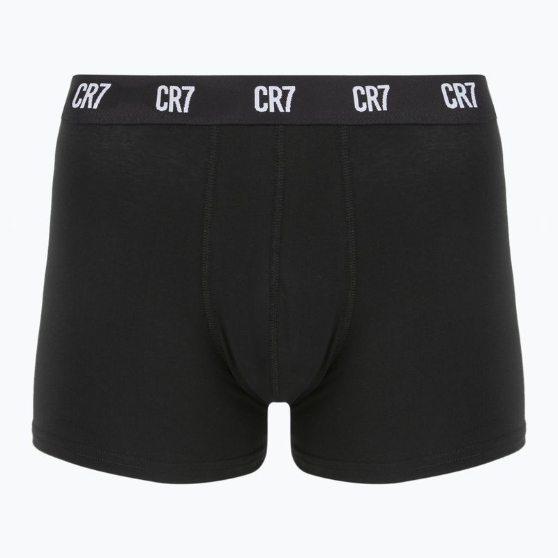 Men's CR7 Basic Trunk boxer shorts 5 pairs black/white