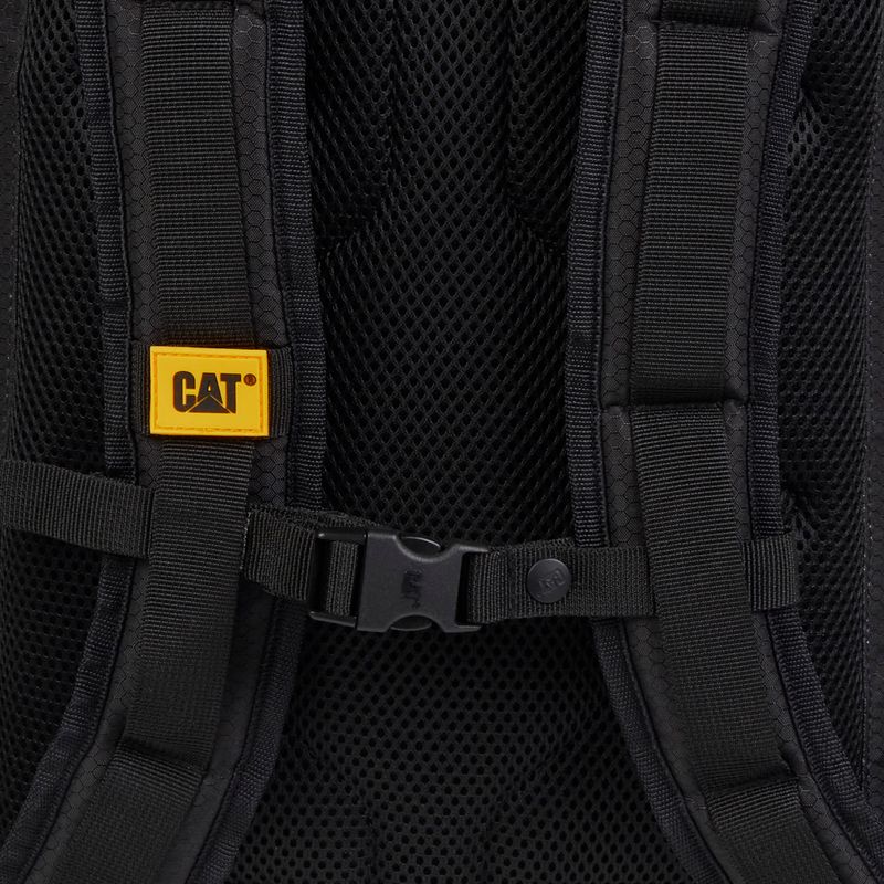 Urban backpack Caterpillar Logan Backpack 25 l black/yellow 10