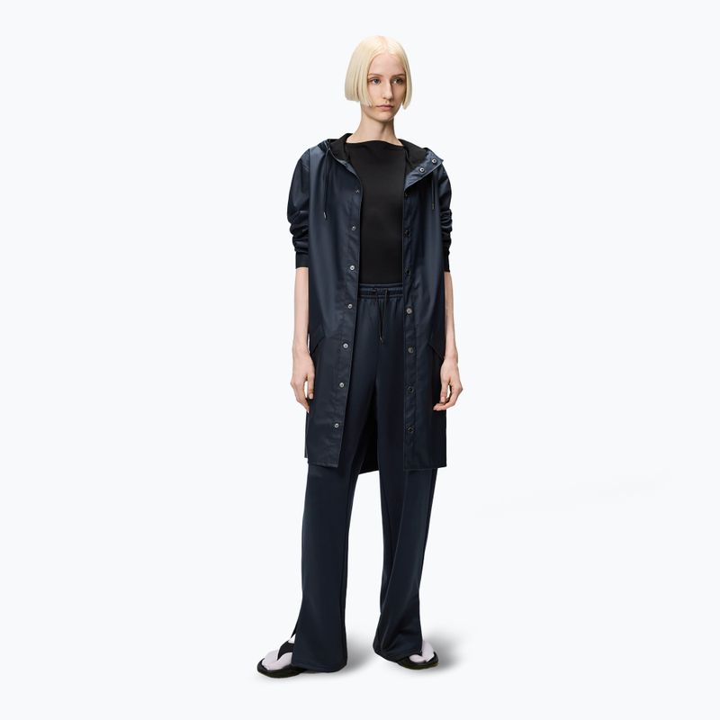 Rains Long Jacket navy jacket