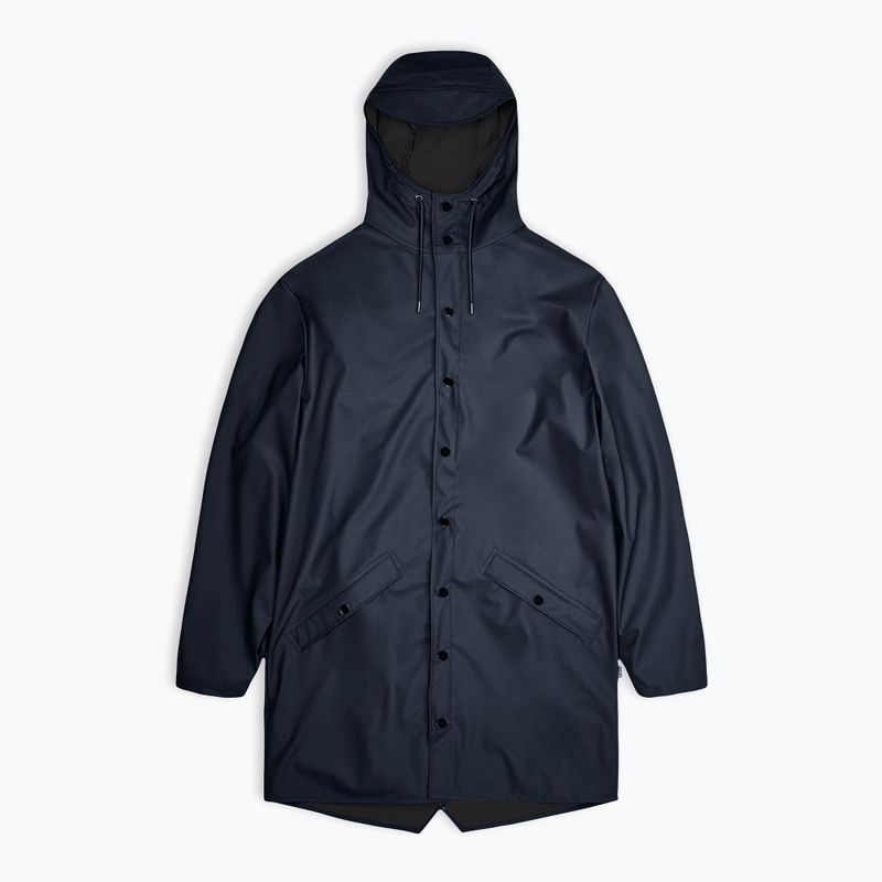 Rains Long Jacket navy jacket 7