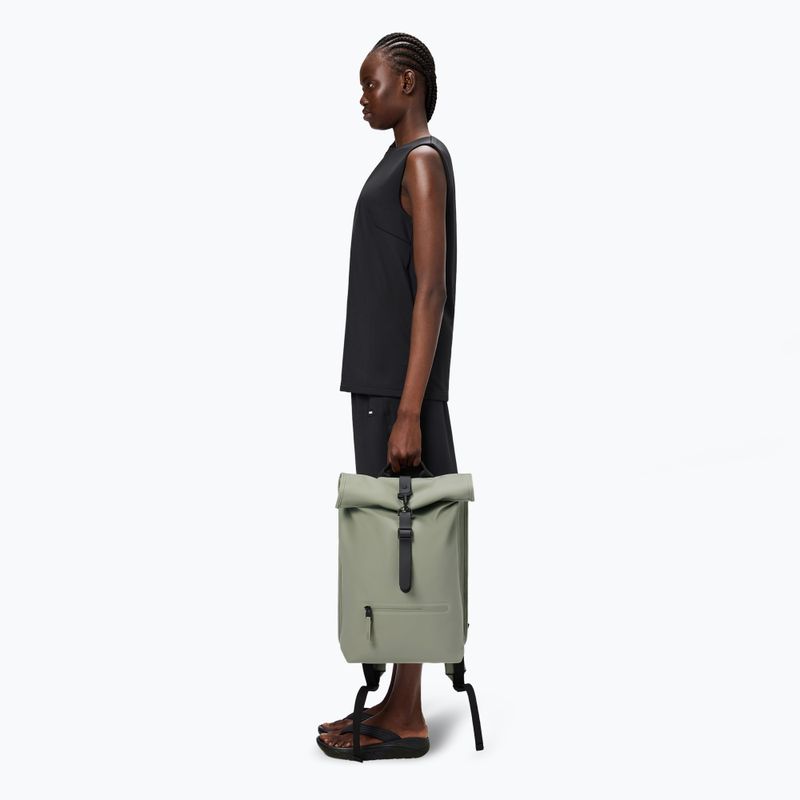 Rains Rucksack Rolltop 17 l drift urban backpack 4