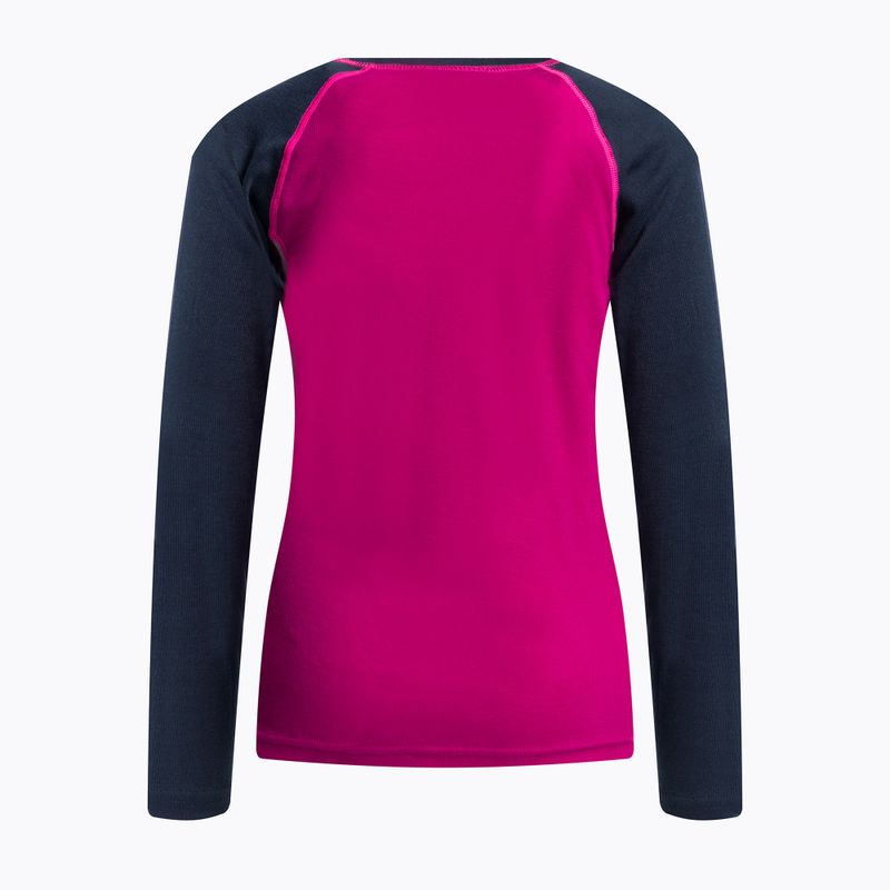 Children's thermal underwear Color Kids Ski Underwear Colorblock pink and black 740777.5885 3