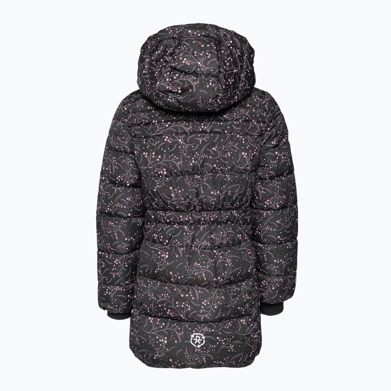 Color Kids Jacket Quilted AOP AF 8.000 black/pink down jacket 740728 2