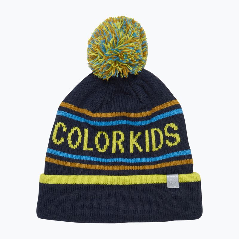 Color Kids Hat Logo CK winter cap black 740804 7