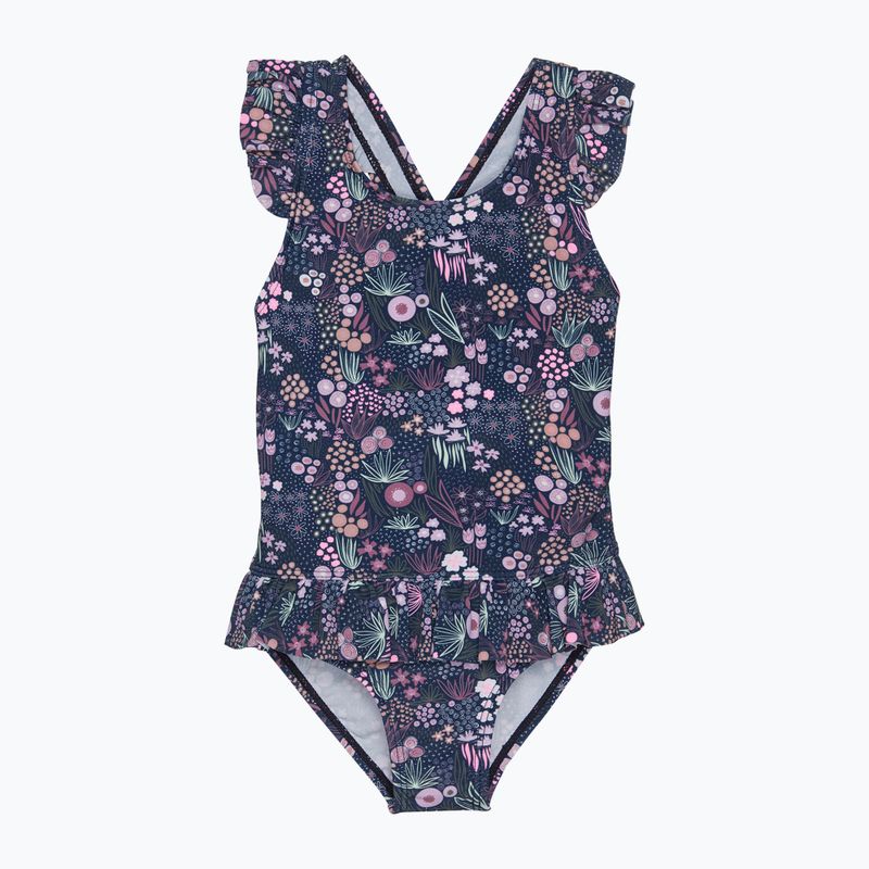 Color Kids Frills AOP one-piece swimsuit navy blue CO7200977198