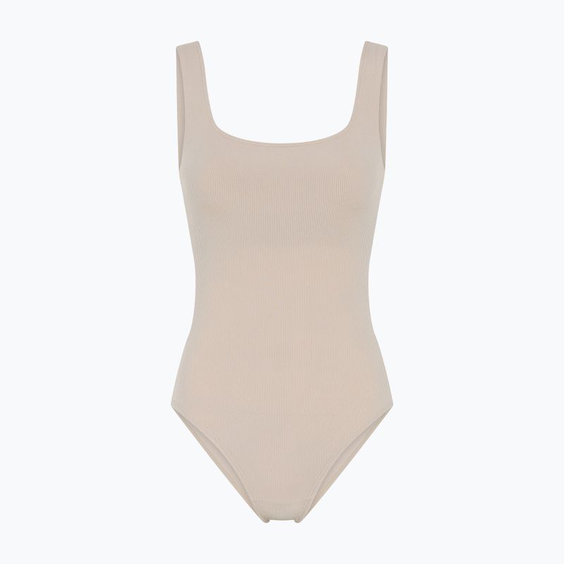 Girlfriend Collective Penny Square Neck cream women's training body 7