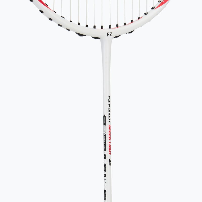 FZ Forza Speed Light 40 white badminton racket 4
