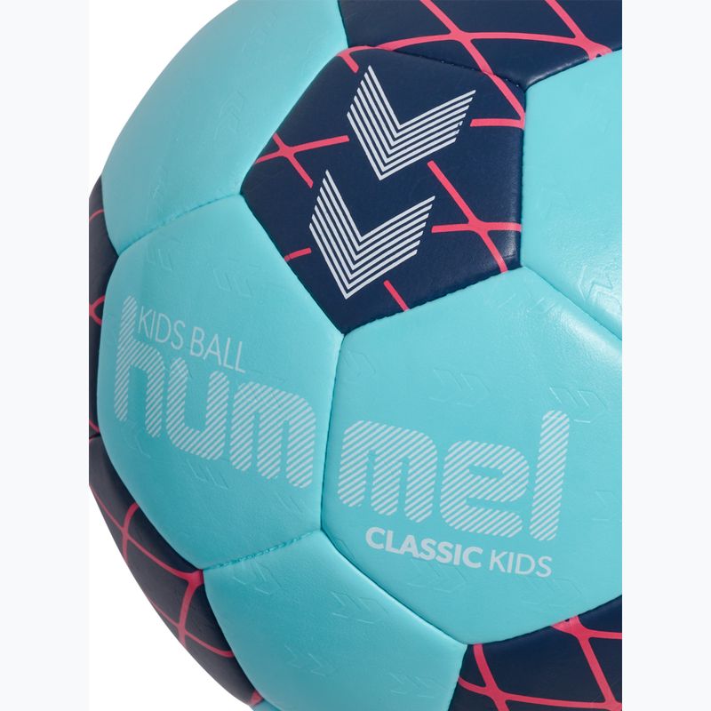 Children's handball Hummel Classic HB Jr light blue/marine/red size 1 4