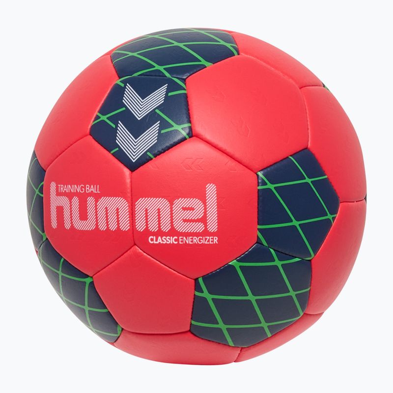 Handball Hummel Classic Energizer red/marine/green size 0 2