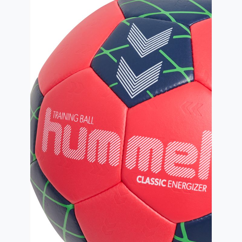 Handball Hummel Classic Energizer red/marine/green size 0 4