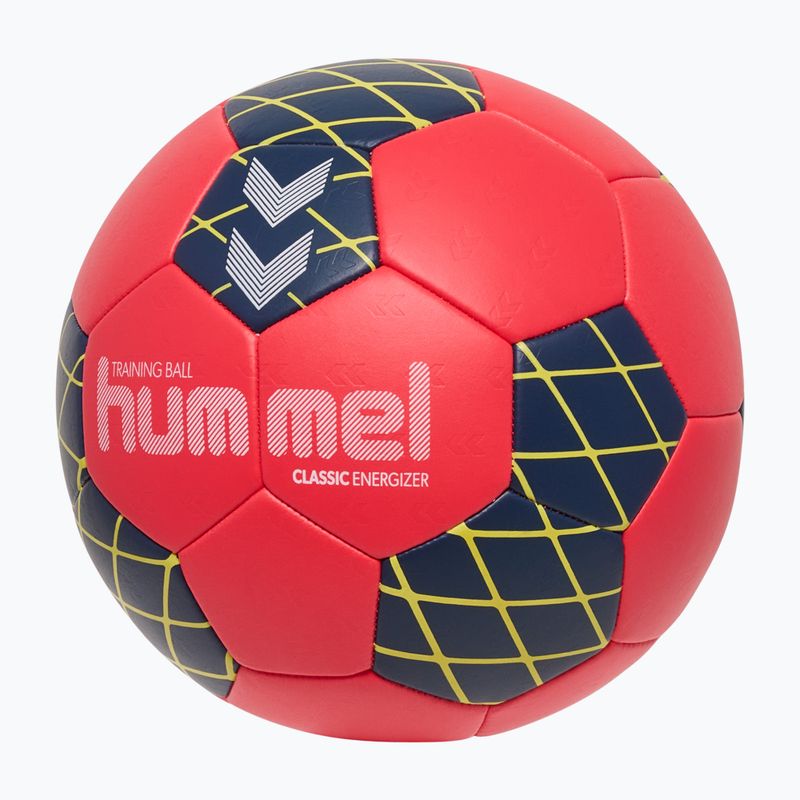 Handball Hummel Classic Energizer off white/light blue/marine size 2 2
