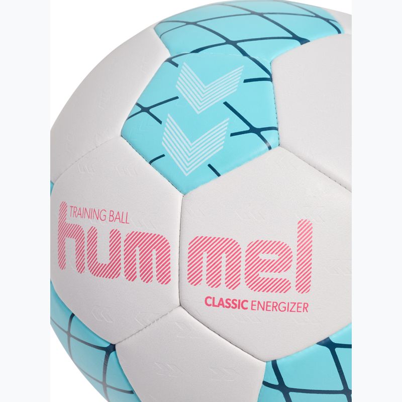 Handball Hummel Classic Energizer off white/light blue/marine size 2 4