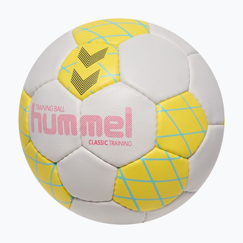 Handball Hummel Classic Training HB white/yellow/blue size 1 2