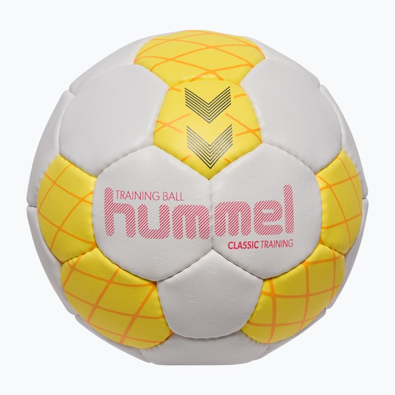 Handball Hummel Classic Training HB white/yellow/blue size 2