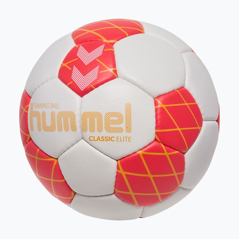 Handball Hummel Classic Elite HB off white/red/orange size 3 2