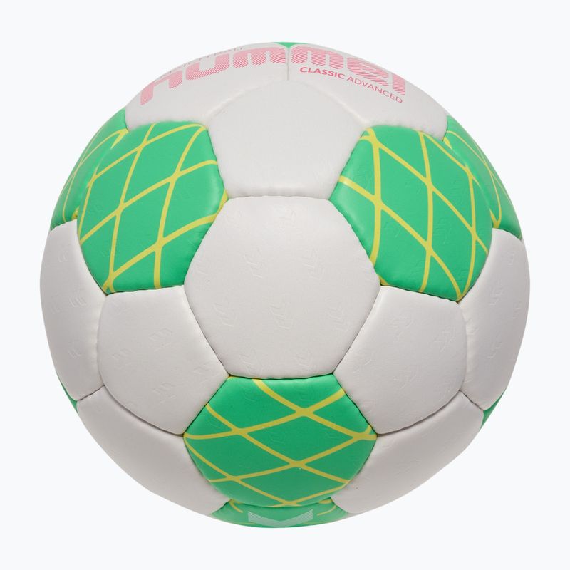 Handball Hummel Classic Advanced HB off white/green/yellow size 2 3