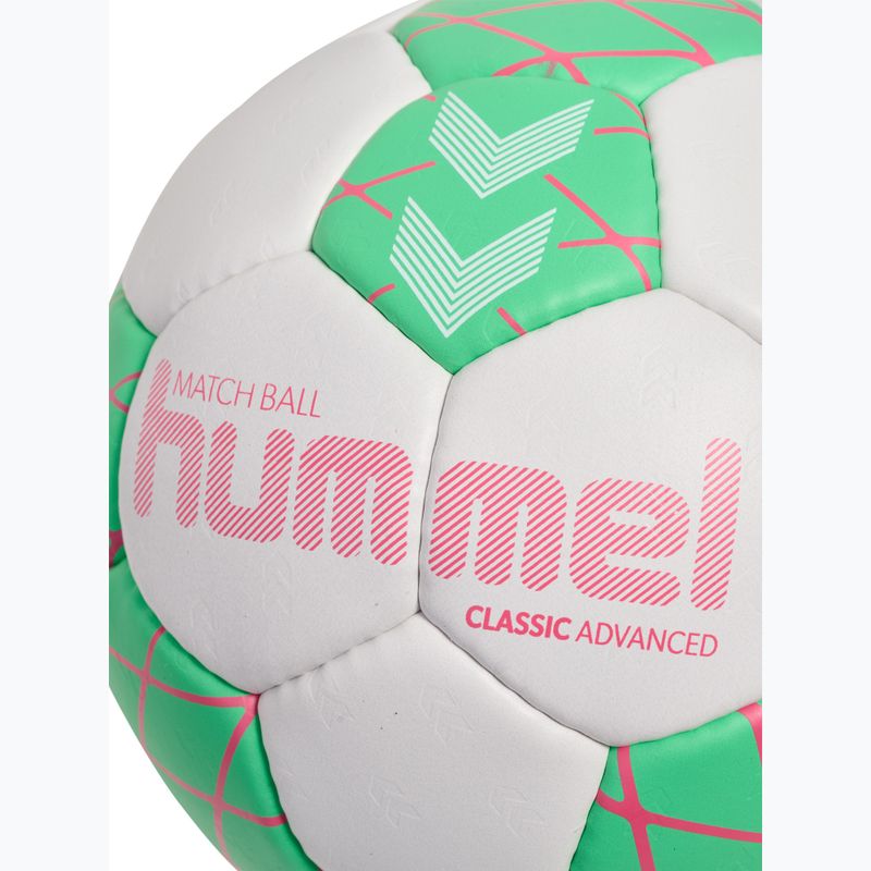 Handball Hummel Classic Advanced HB off white/green/red size 3 4