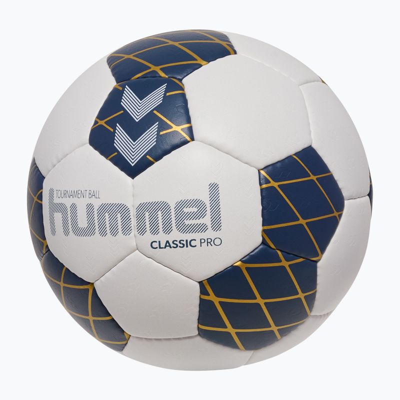 Handball Hummel Classic Pro HB off white/marine/gold size 3 2