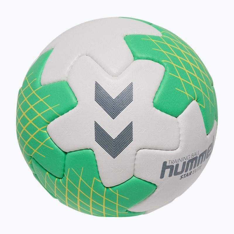 Handball Hummel Star Elite HB off white/green/yellow size 1 2